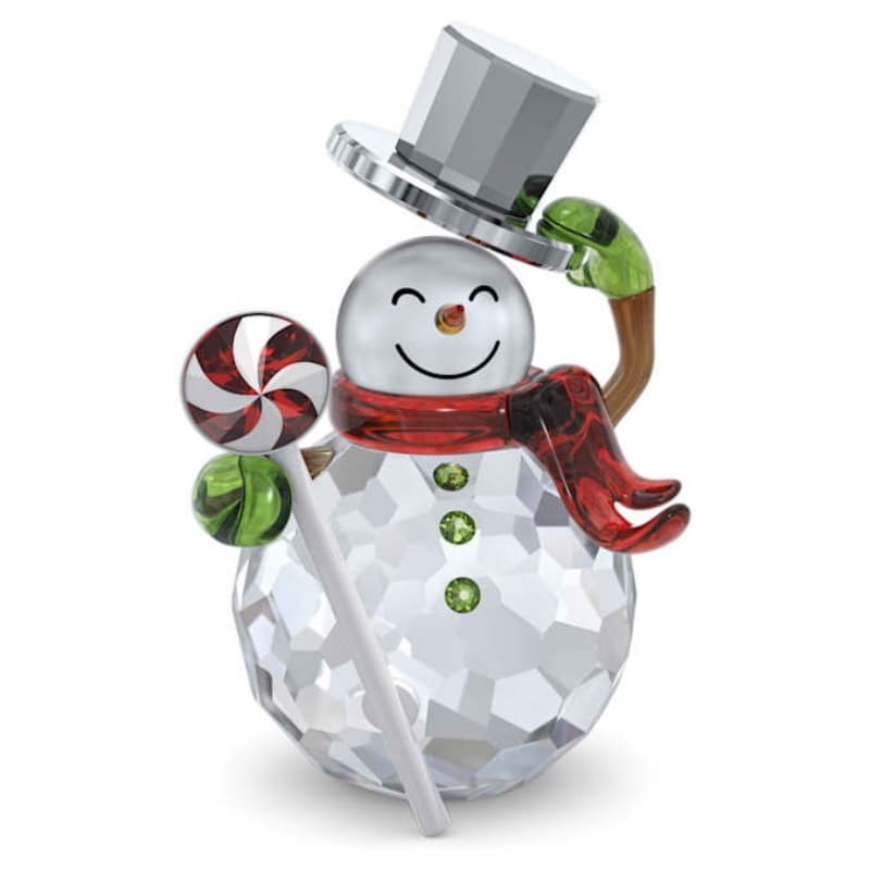 Swarovski 5655434 swarovski fashion piece - holiday cheers dulcis snowman nuovo in scatola originale