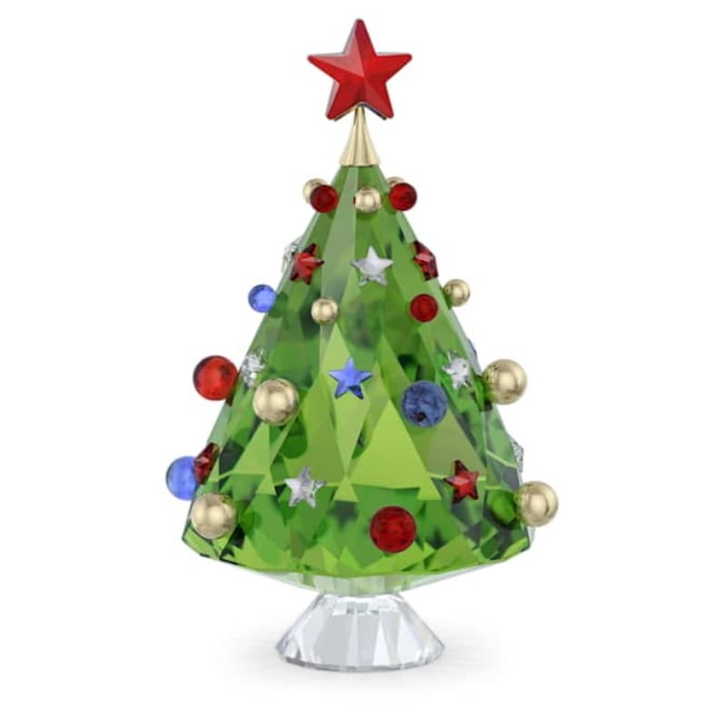 Swarovski 5680087 swarovski fashion piece - holiday cheers tree nuovo in scatola originale