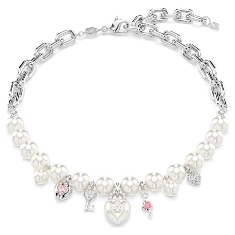 Swarovski 5749601 collana / set swarovski - all ard pink cry/rhs nuovo in scatola originale