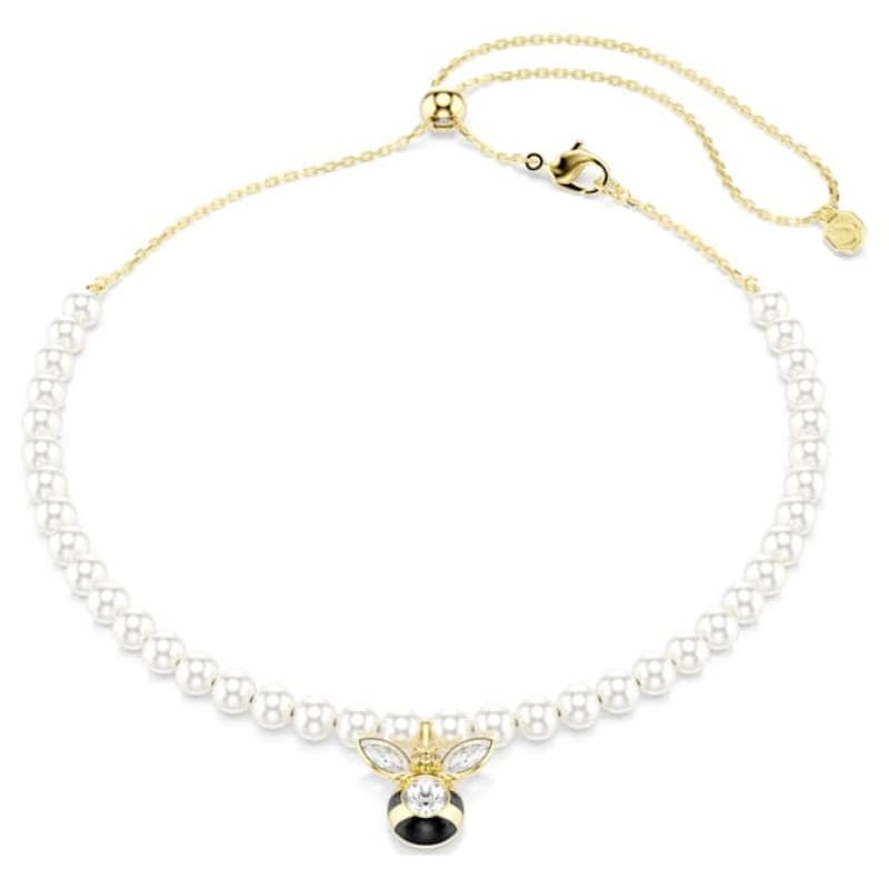 Swarovski 5742677 swarovski fashion piece - idyllia girogola bee mul/gos nuovo in scatola originale