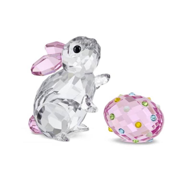Swarovski 5748224 swarovski fashion piece - idyllia rabbit and egg nuovo in scatola originale