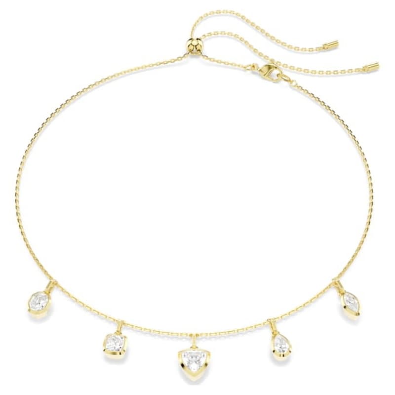 Swarovski 5705463 collana / set swarovski - collana dangling white/gos nuovo in scatola originale