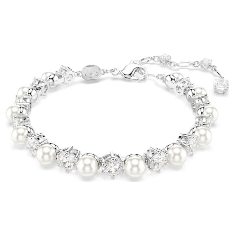 Swarovski 5689625 swarovski fashion piece - matrix tb pearl white/rhs m nuovo in scatola originale