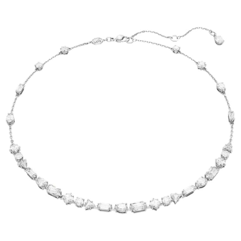Swarovski 5676989 collana / set swarovski - all ard scattered whi/rhs nuovo in scatola originale