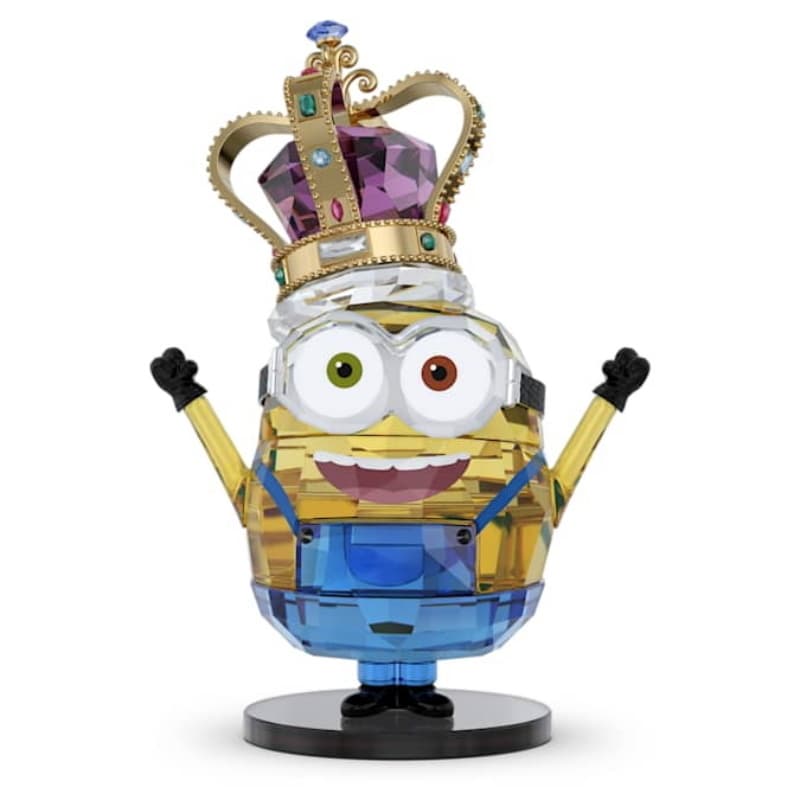 Swarovski 5692030 swarovski fashion piece - minions king bob nuovo in scatola originale