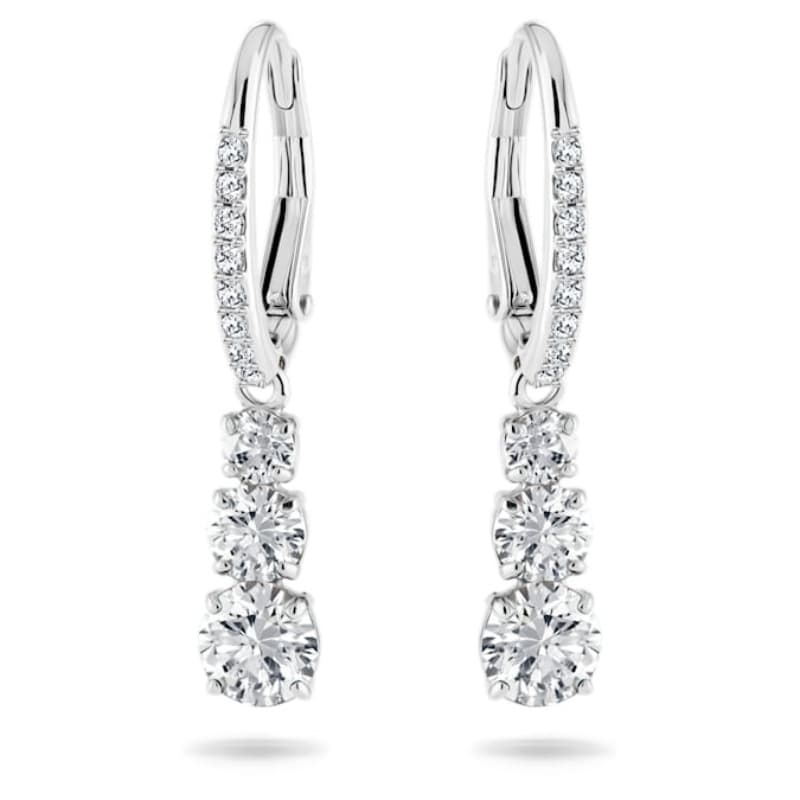 Swarovski 5416155 swarovski fashion piece - stilla orecchino a buco drop cz nuovo in scatola originale