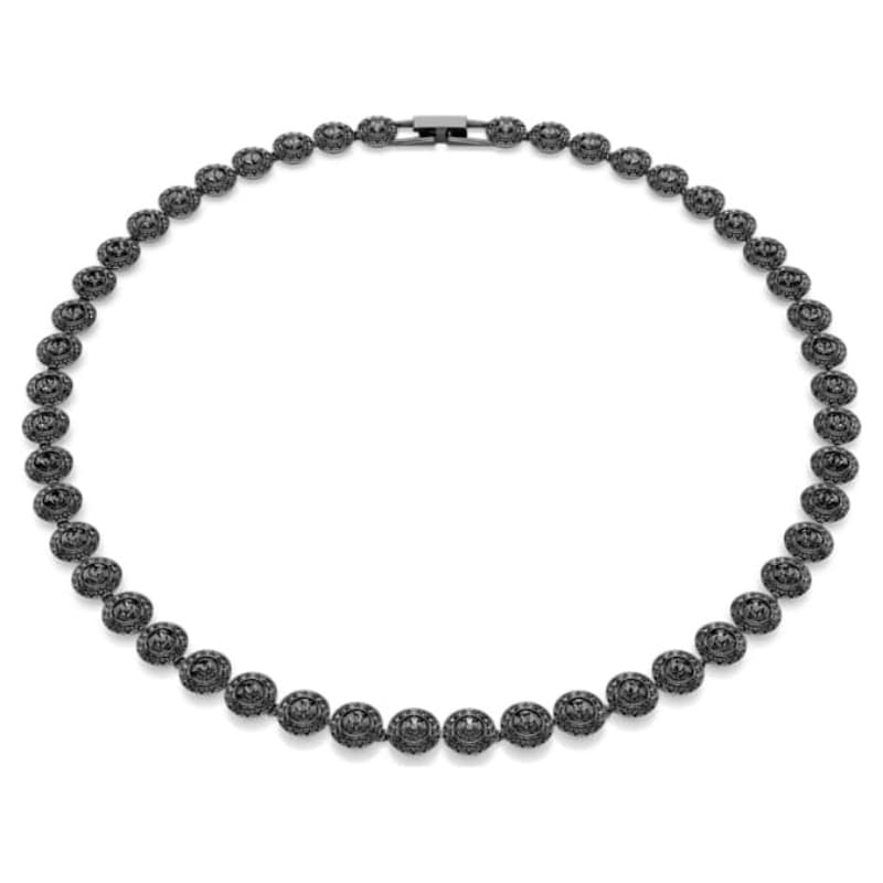 Swarovski 5709412 collana / set swarovski - all ard rnd angelic cry sini/bru nuovo in scatola originale