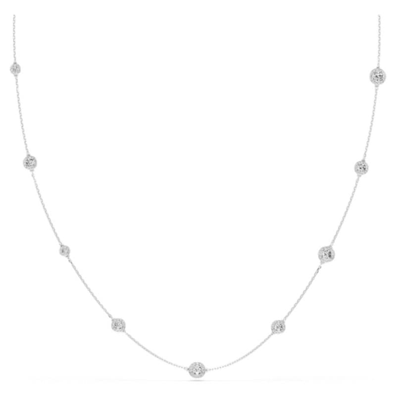 Swarovski 5733197 swarovski fashion piece - una strand double side cre/rhs nuovo in scatola originale