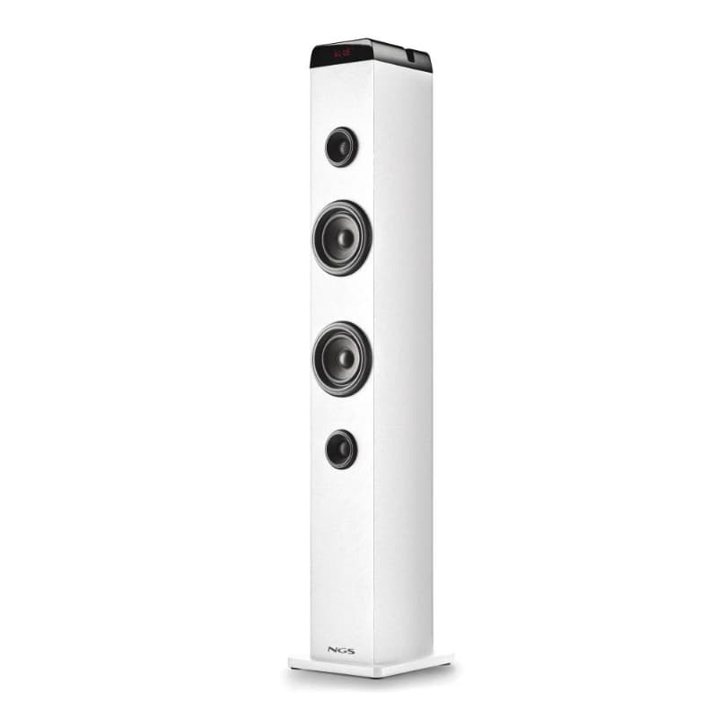 Ngs altoparlante wireless, 50w, bluetooth 5,4, usb aux ottico radio fm, display led e custodia in le