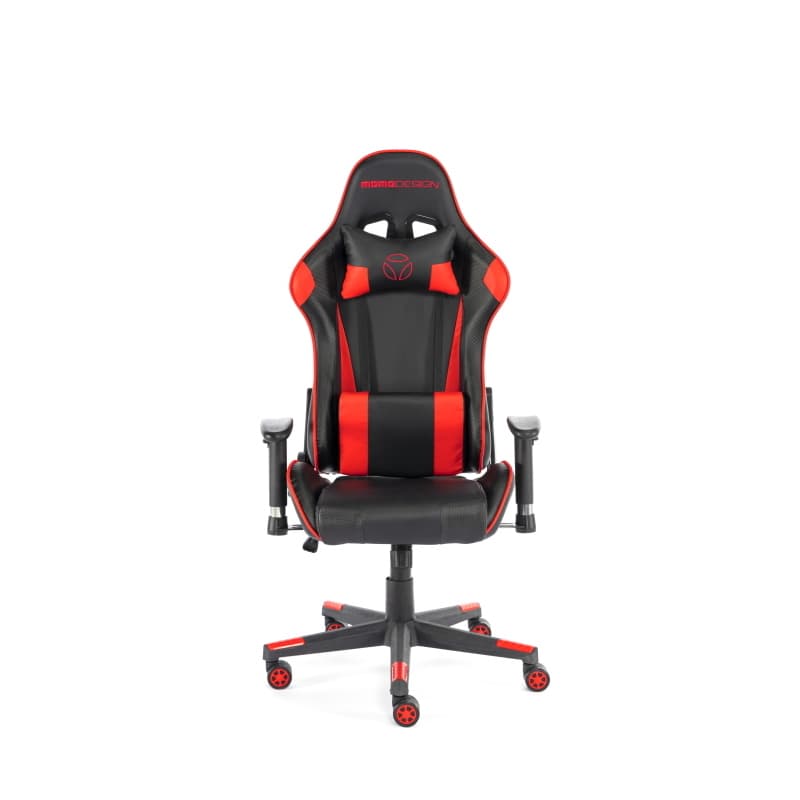 Momodesign sedia gaming nero/rosso md-gc005a-kr