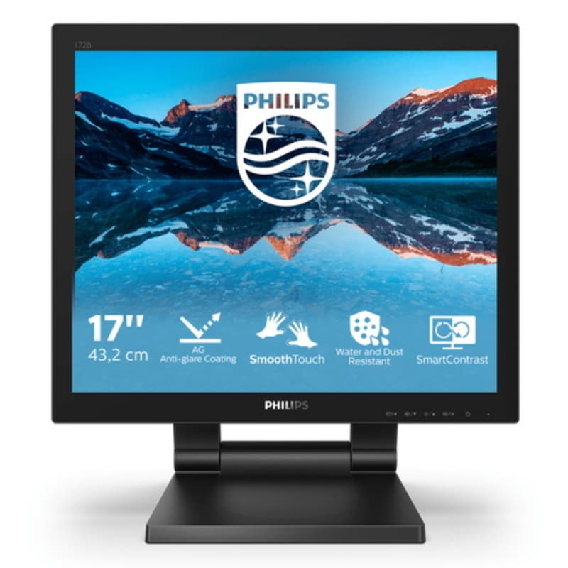 Philips monitor touch 17 led tn 5:4 1280x1024 1ms 250 cdm, ip65, vga/dvi/dp/hdmi, multimediale