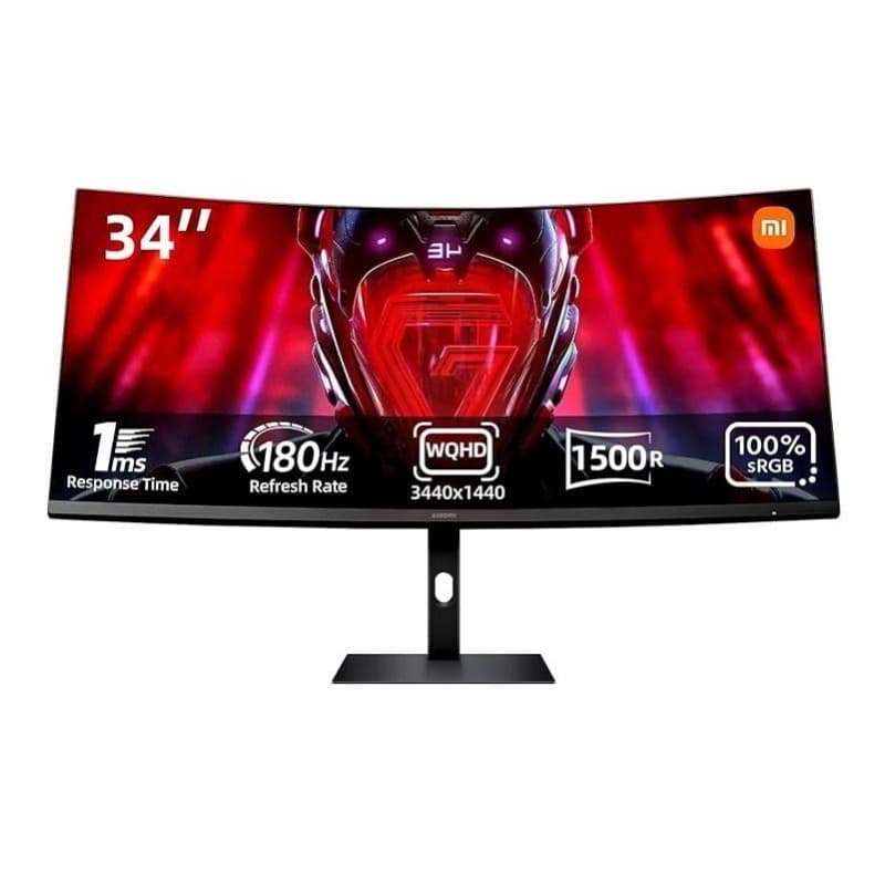 Monitor 34 gaming g34wqi 2026 led quad hd 3440x1440 curvo