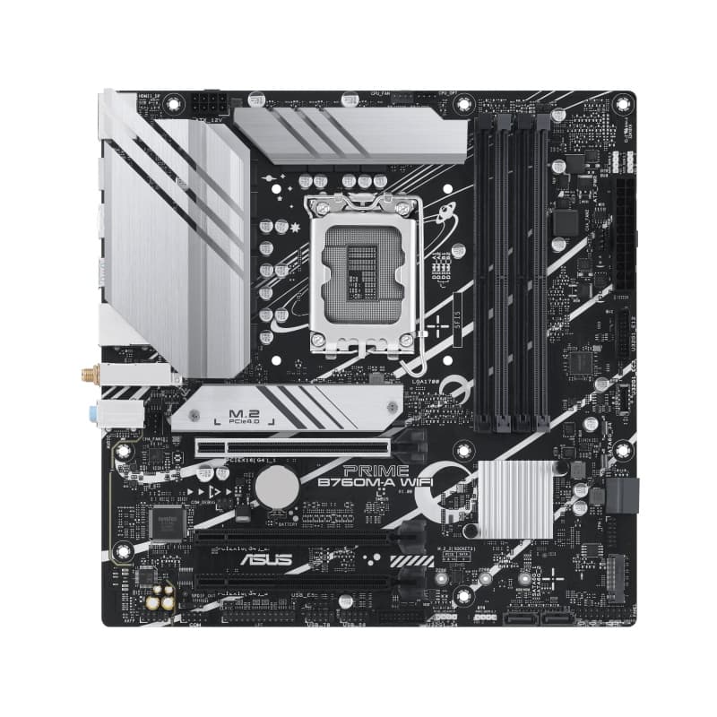 Asus mb b760, prime b760m-a wifi, lga 1700, wifi6, 4ddr5, 90mb1el0-m1eay0