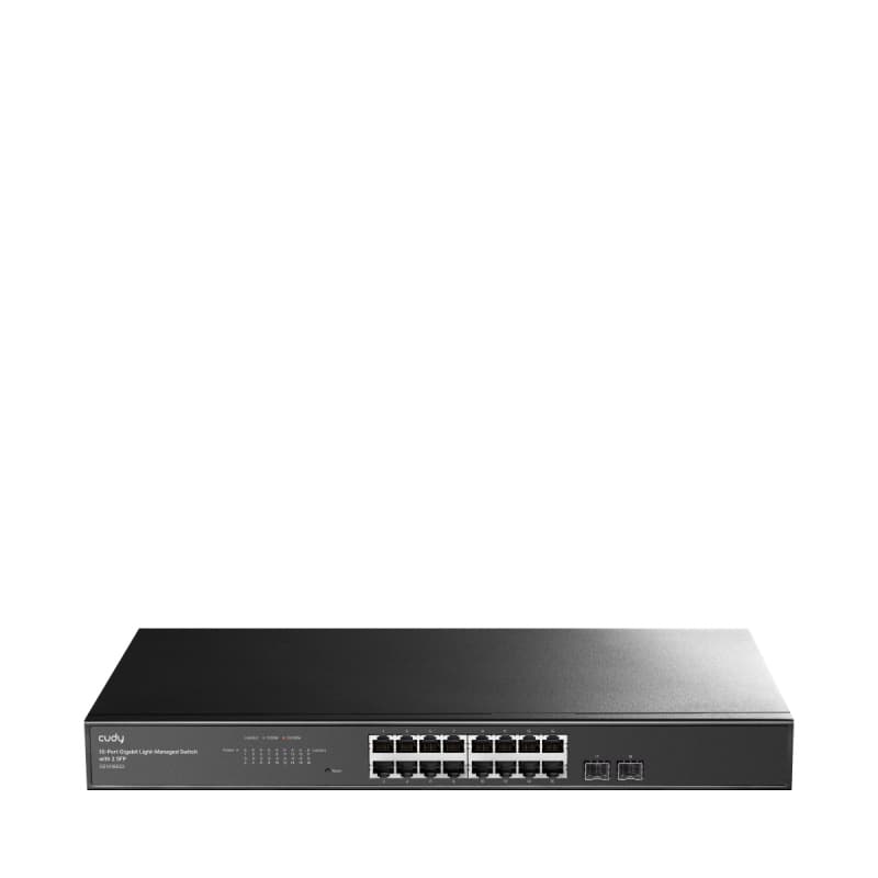Cudy gs1016es2 - switch 16-port gigabit - 2 gigabit sfp ports - cudy cloud app