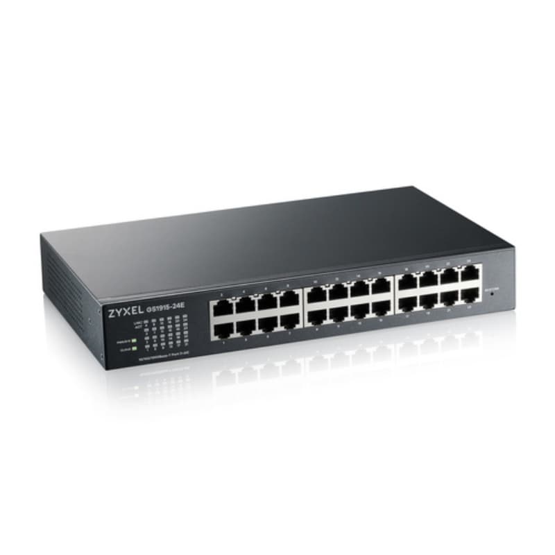 Zyxel switch managed 24 porte gigabit, design senza ventole, desktop, nebulaflex