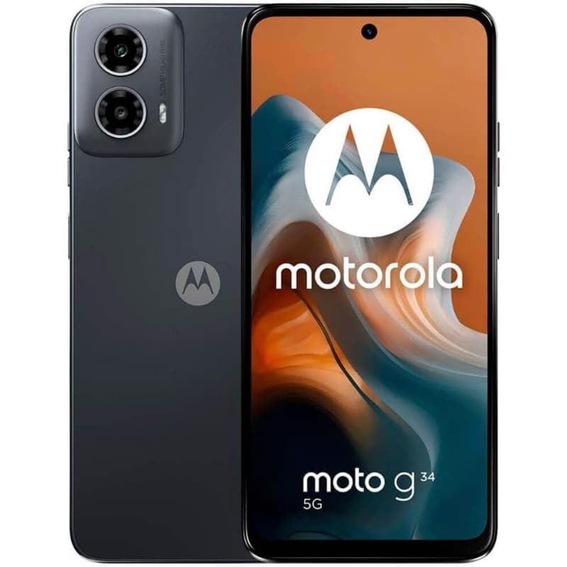 Motorola g34 5g 4/64gb dual sim black - (garanzia italia - no brand)