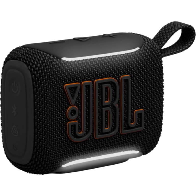 Jbl go 5 speaker bluetooth ultra portatile con potente jbl pro sound e bassi incisivi pairing airtouch design impermeabile 10 ore di autonomia nero