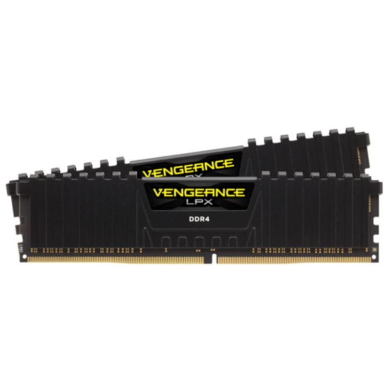 Corsair ram vengeance lpx 32gb 2x16gb ddr4 3200 pc4-25600 c16 1.35v desktop memory - black