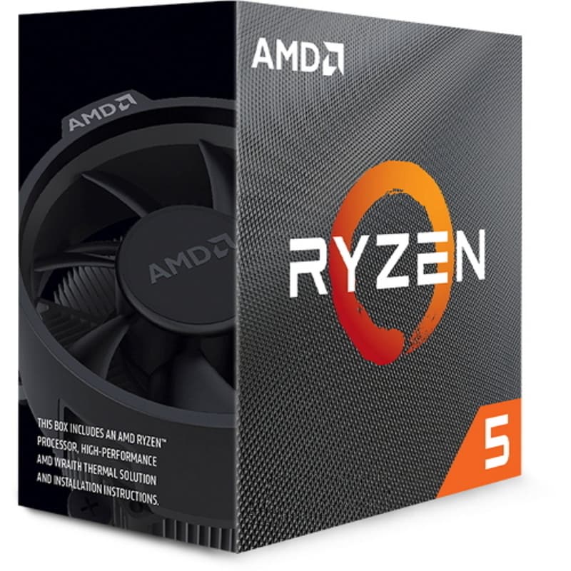 Amd cpu ryzen 5, 5600, am4, 4.40ghz 6 core, cache 35mb, 65w