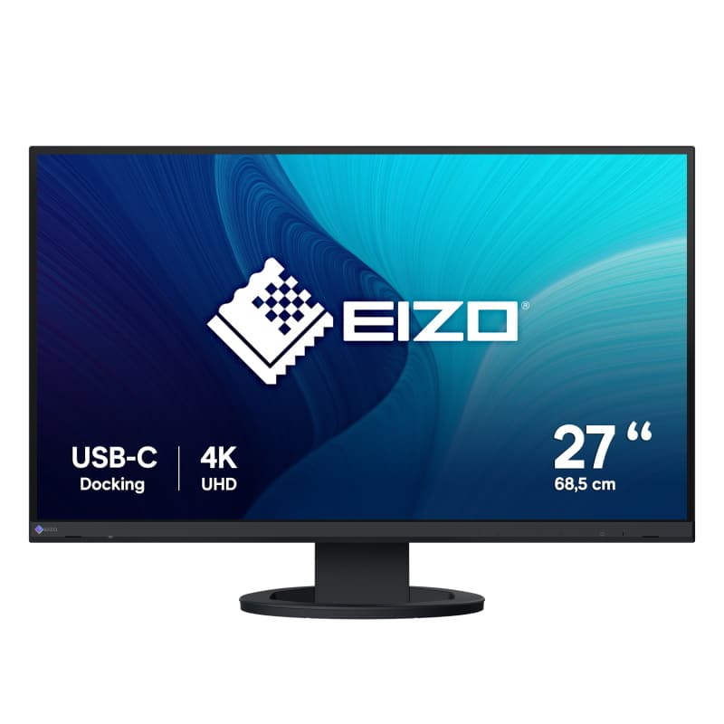 Eizo monitor 27 led ips 16:9 4k uhd 350 cdm, pivot, usb-c, dp/hdmi, flexscan, gar 7 anni