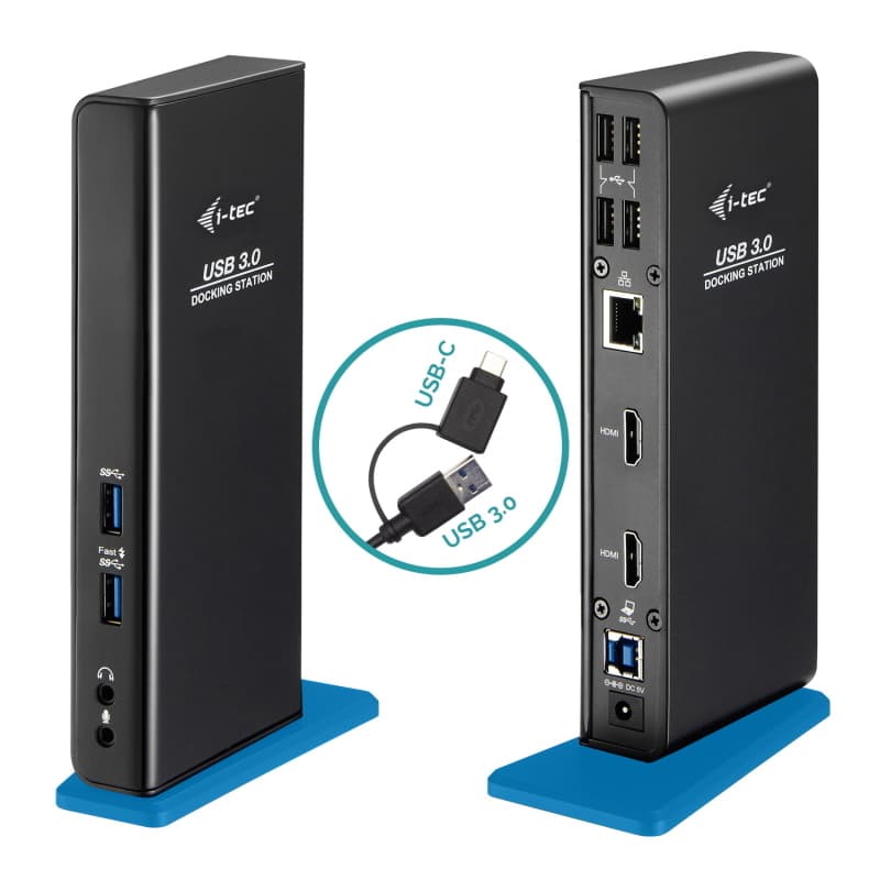 I-tec docking station usb 3.0/usb-c dual hdmi