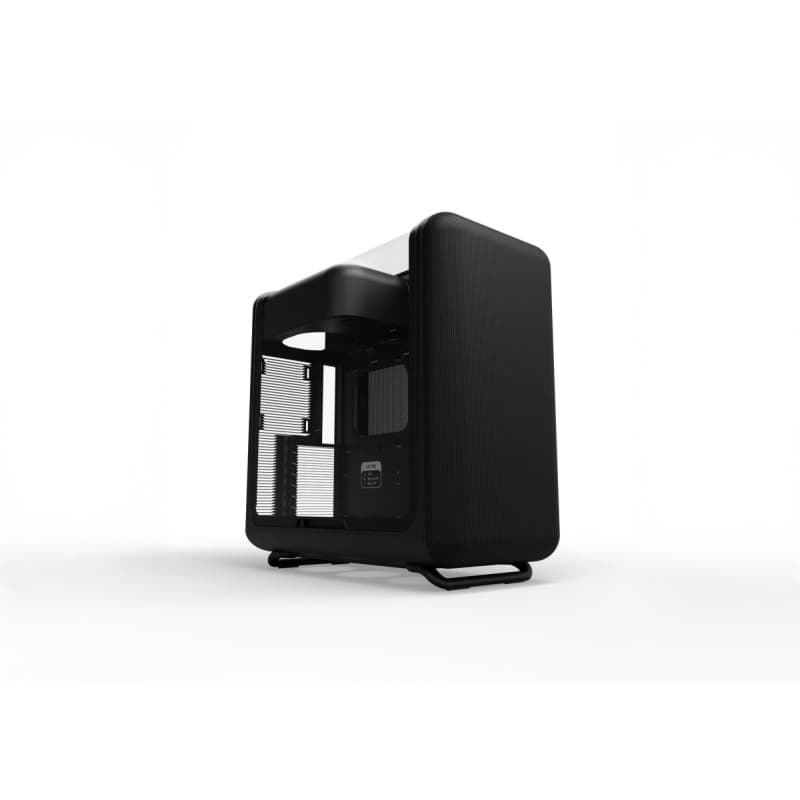 Hyte x50 pitch black case midi tower vetro temperato no-power e-atx/atx/matx/mini-itx