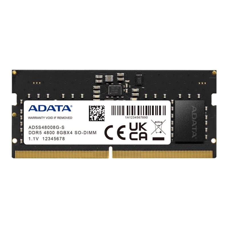 Adata ram sodimm 8gb ddr5 4800mhz