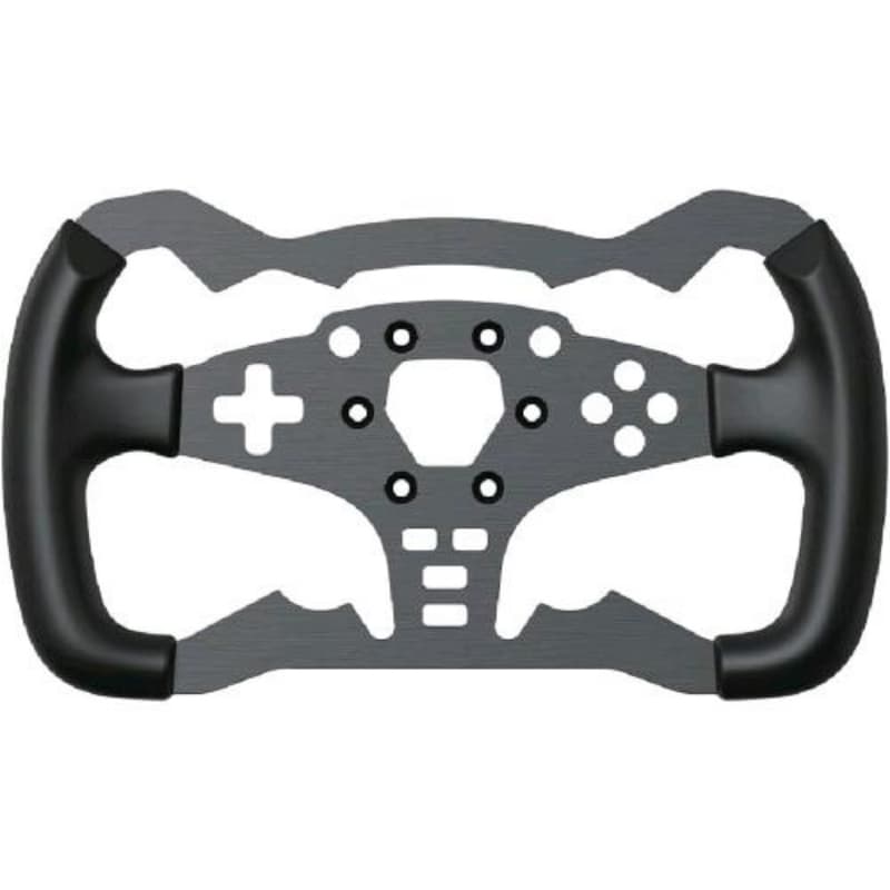 Moza racing es formula wheel rim modifica per volante formula da 280mm corpo in alluminio aeronautico, impugnature in gomma