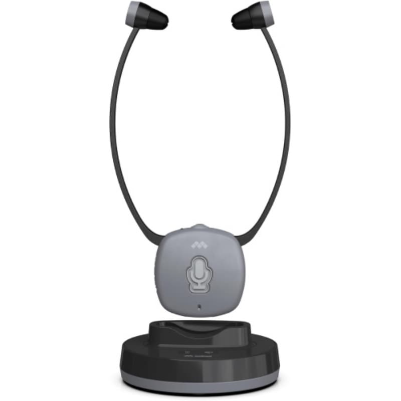 Meliconi cuffie tv easy audio cuffie tv wireless con base di ricarica