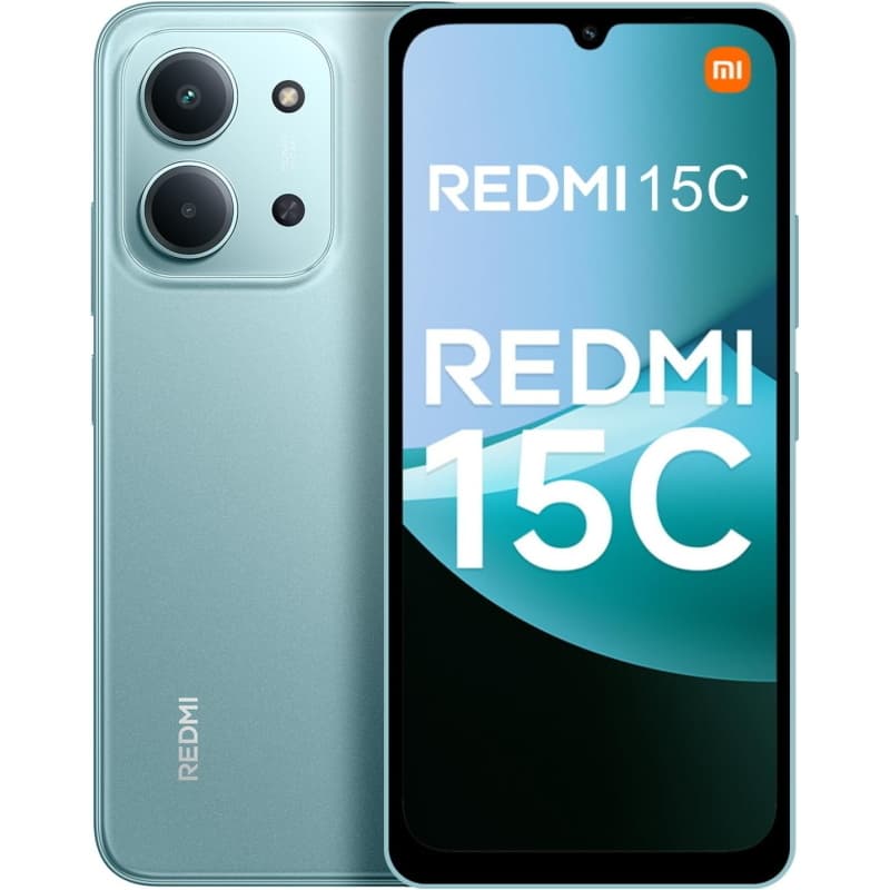 Xiaomi redmi 15c 4g green 4+4/128gb dual sim - (garanzia italia - no brand)