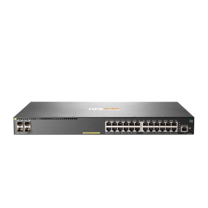 Hpe networking switch aruba 2930f 24g poe+ 4sfp
