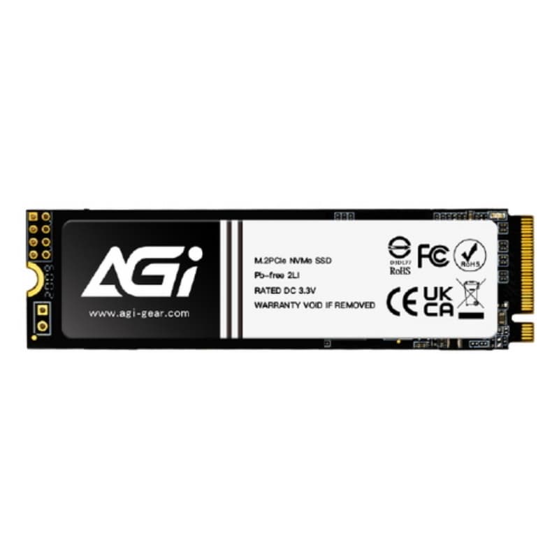 Agi ssd interno ai218 2tb dram m.2 pcie r/w 3200/1700 tlc gen 3x4