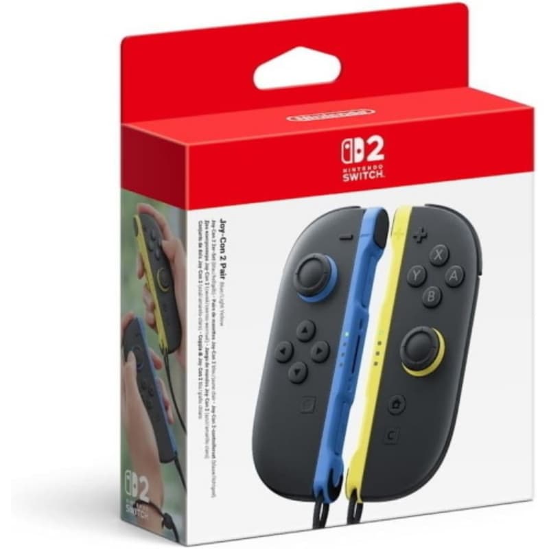 Nintendo switch 2 joy-con set da 2 controller blu / light yellow