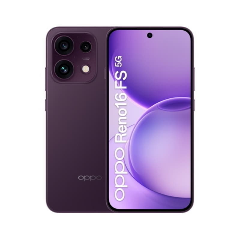 Oppo reno 16 fs 5g dual sim 6.57 octa core 512gb ram 8gb 5g italia purple black