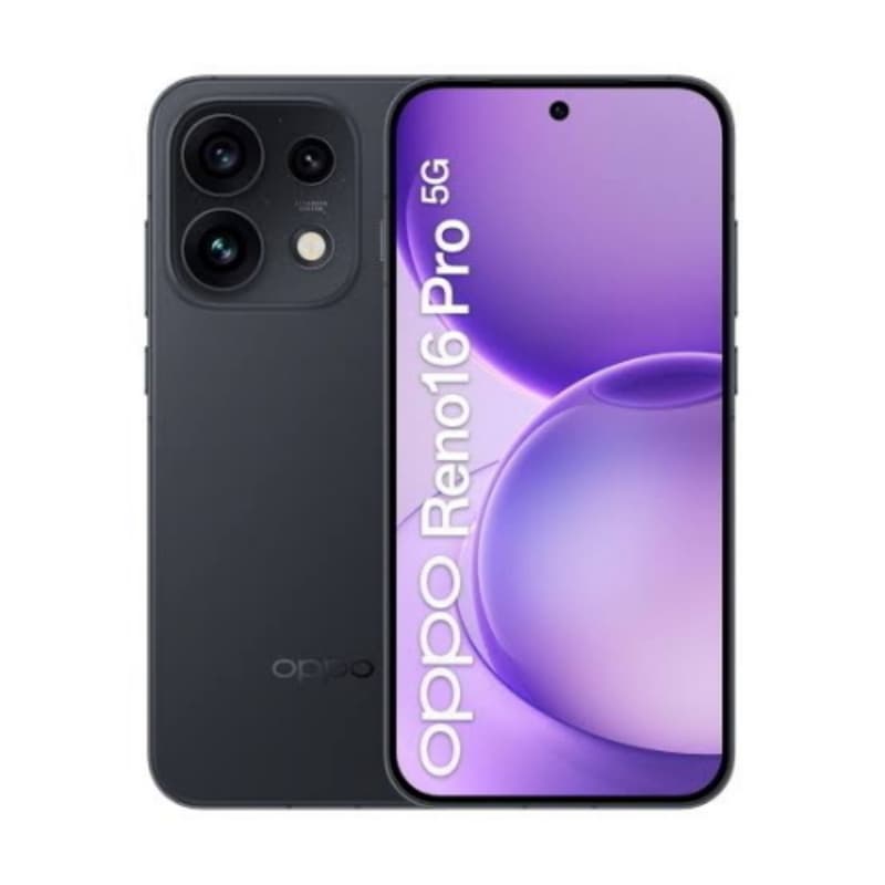 Oppo reno 16 pro 5g dual sim 6.32 octa core 512gb ram 12gb italia starlight black bundle box