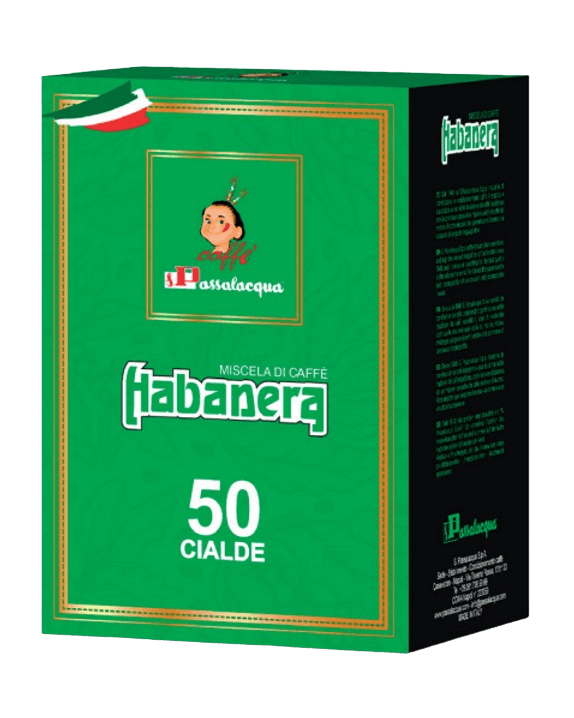CAFFÈ PASSALACQUA HABANERA - GUSTO CORPOSO - Box 50 CIALDE ESE44 da 7.3g