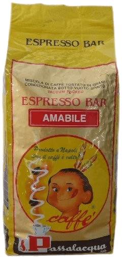 CAFFÈ PASSALACQUA AMABILE - ESPRESSO BAR - PACCO 3Kg IN GRANI