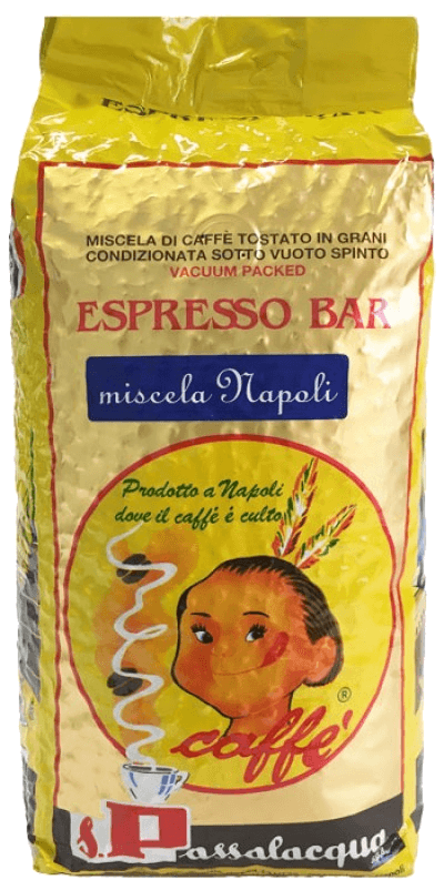 CAFFÈ PASSALACQUA MISCELA NAPOLI GRAN CAFFÈ - ESPRESSO BAR - PACCO 1Kg IN GRANI
