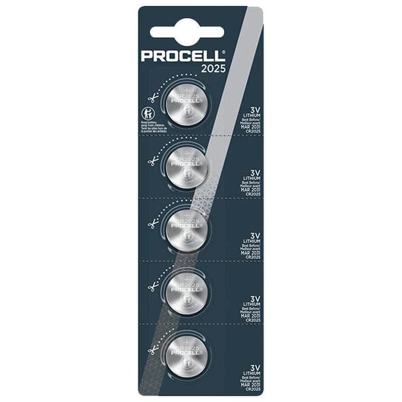 BATTERIA 2025 LITIO PROCELL (DL2025 / CR2025 - 5ba) 3V