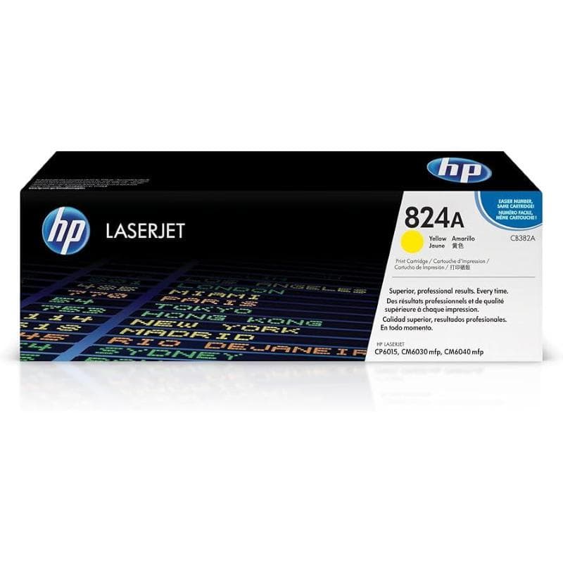 HP TONER 824A GIALLO 21K ORIGINALE