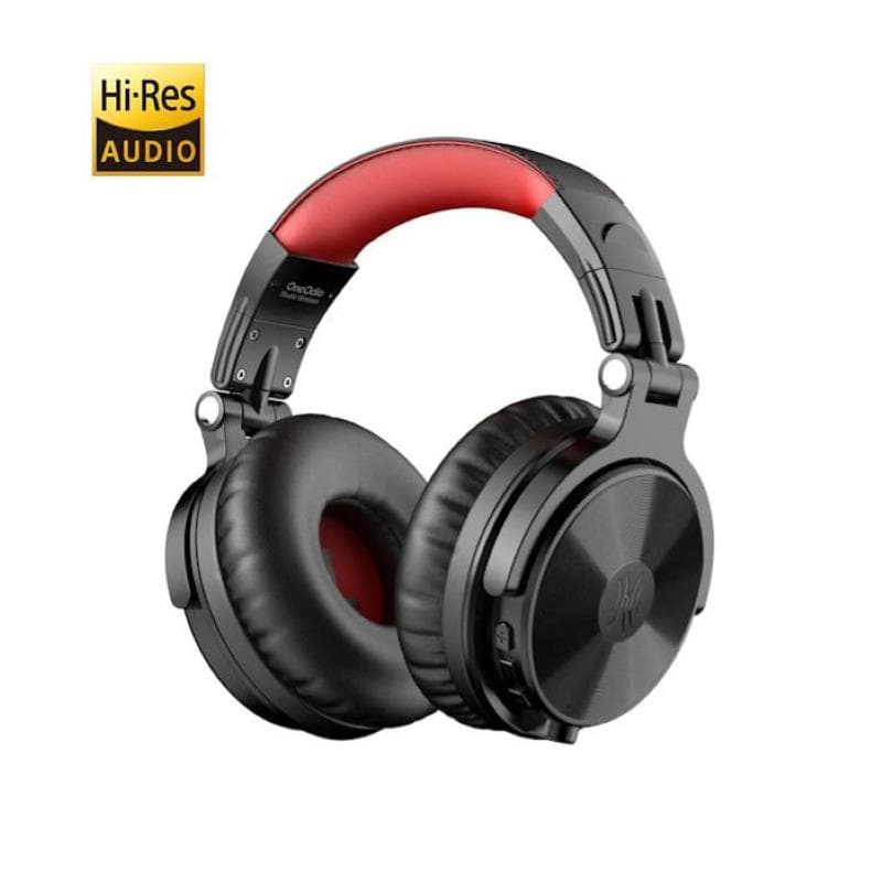 OneOdio Studio Pro C Hi-Res Cuffie DJ Wireless Red/Black