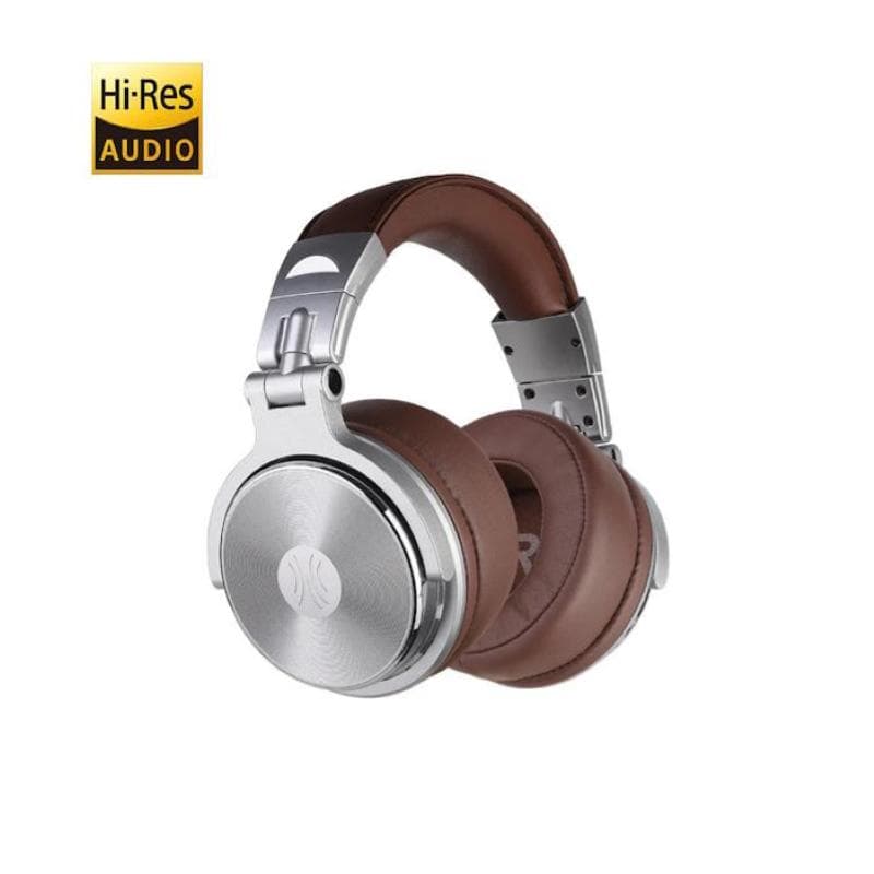 OneOdio Studio Pro 30 Hi-Res Cuffie DJ Cablate Silver/Brown