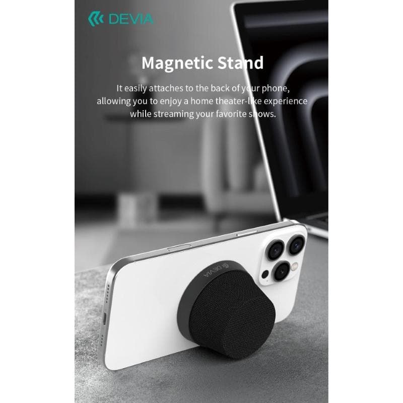 Devia Altoparlante Bluetooth V5,3 Lite3 Magnetico 5 Watt EM501 Blu