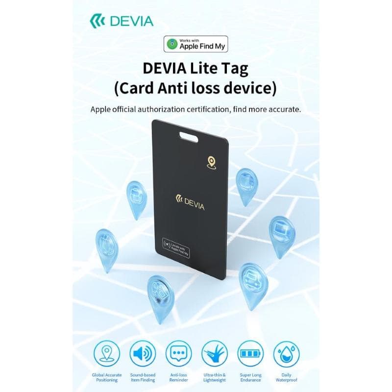 Dispositivo anti smarrimento DEVIA G2304 carica wireless Lite Tag Card