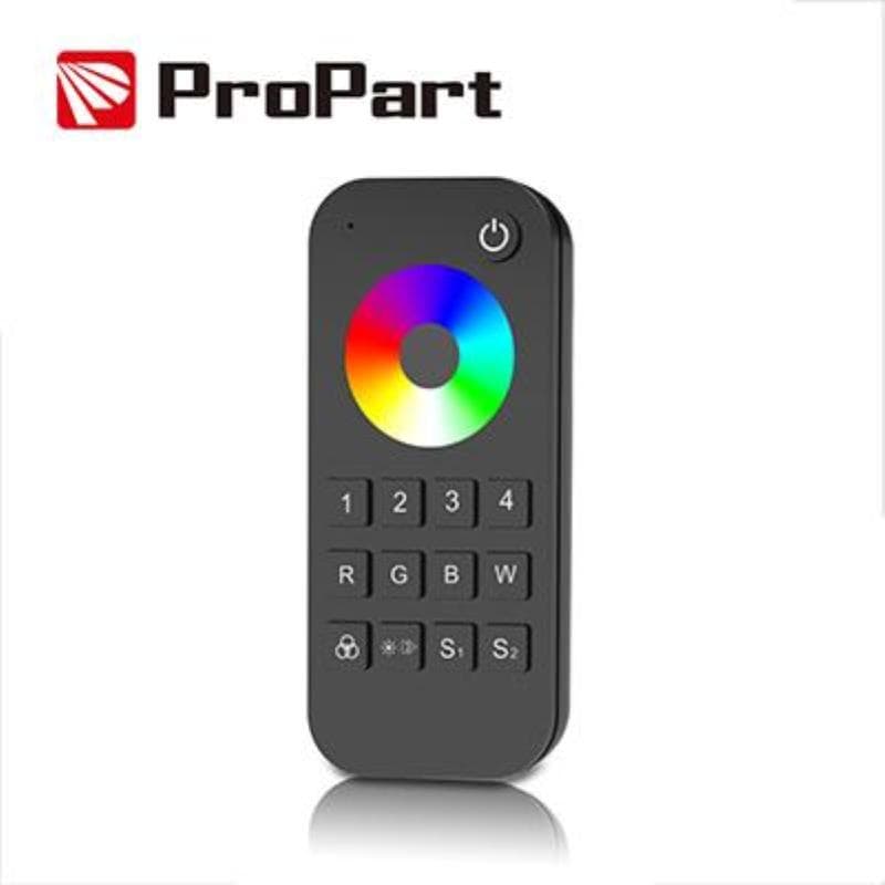 3/4 canali Telecomando RF RGB/RGBW - 4 Zone, 2 Scene, con Touch Wheel