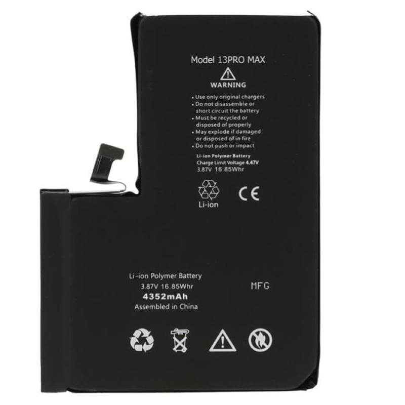 Apple IP 13 Pro Max Batteria Diagnostica 4352 mAh Nero S+