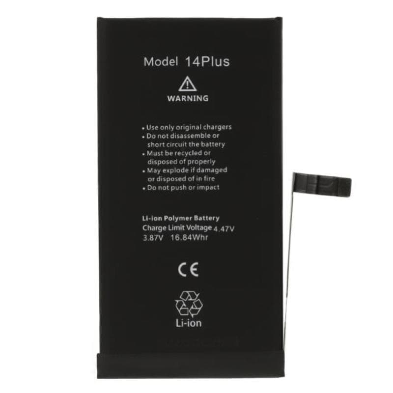 Apple IP 14 Plus Batteria Diagnostica 4325 mAh Nero S+