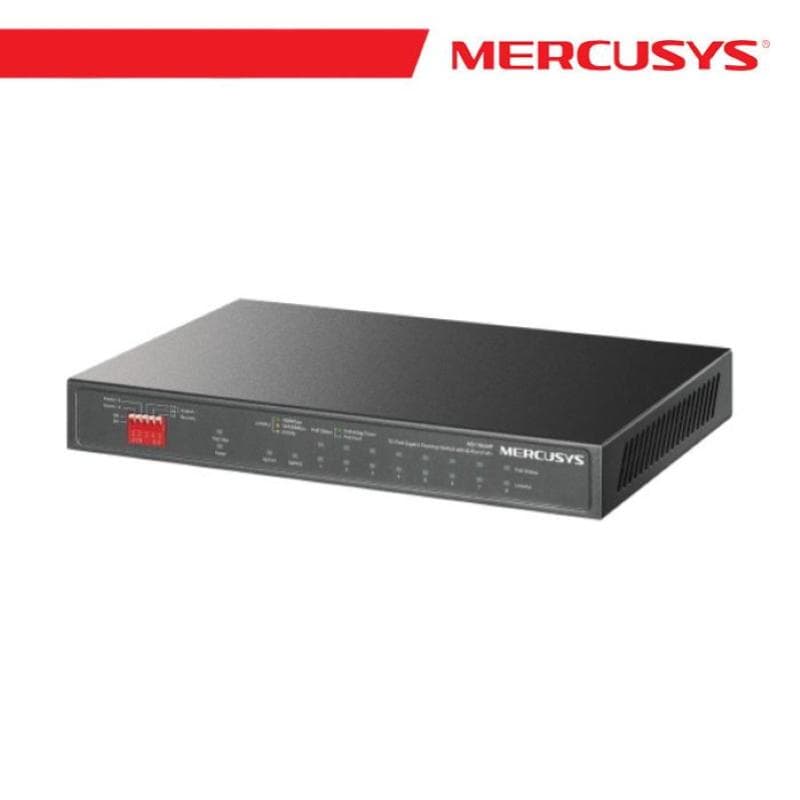 Mercusys 10-Port Gigabit Desktop Switch with 8-Port PoE+ - MS110GMP