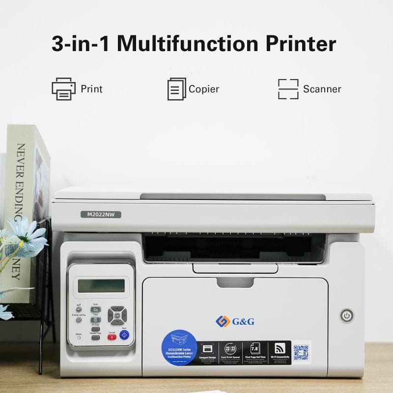 G&G MULTIFUNZIONE M2022NW A4 22ppm Wi-Fi Flatbed