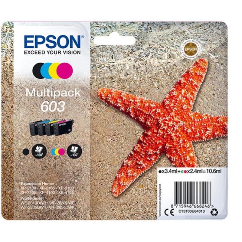 EPSON CARTUCCIA 603 MULTIPACK ORIGINALE - STELLA MARINA